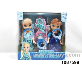 14 inch doll W L/M in window box