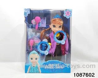 14 inch doll set in window box