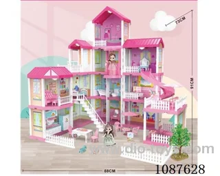 Villa House with light +6 "Barbie 2pcs