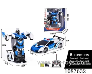 1:18 _x000D_
5/5000_x000D_
Transformer rc car included battery