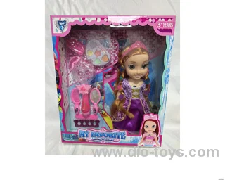 14 inch doll set W L/M in window box