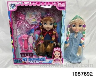 14 inch doll set W L/M in window box