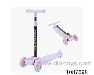 Children's scooter flash wheel