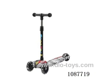 Graffiti children's scooter flash wheel