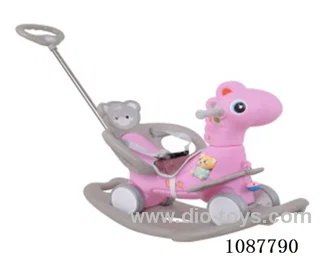 3-in-1 Rocking horse scooter