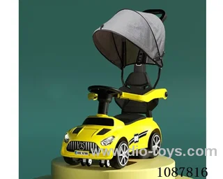 Push-scooters + awning