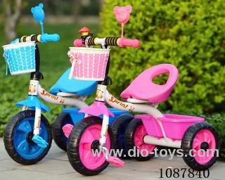 Children's three-wheeled balance car