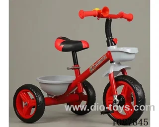Children's three-wheeled balance car