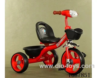 Children's three-wheeled balance car