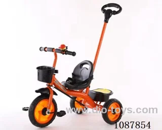 Children's three-wheeled balance car