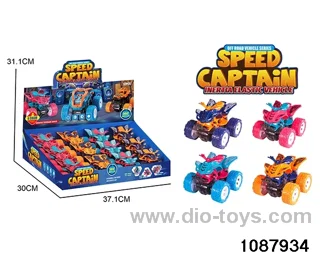 dual inertia 4WD vehicle in 12pcs display box