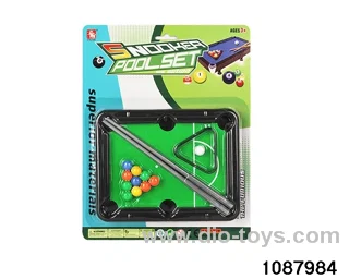 billiard table in Blister card
