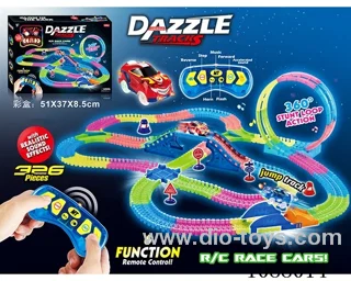 2.4G 6ch rc rail car with light not included battery
