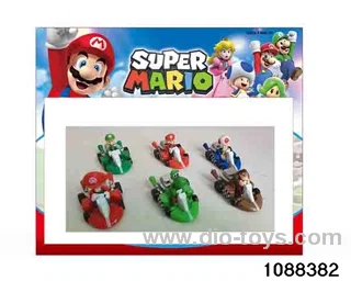 2.8 inch Super Mario Mini Inertia Scooter in bag