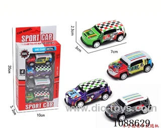 pull back alloy car 4PCS
