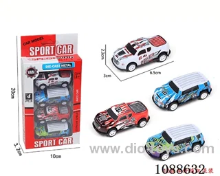 pull back alloy car 4PCS