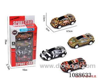 pull back alloy car 4PCS