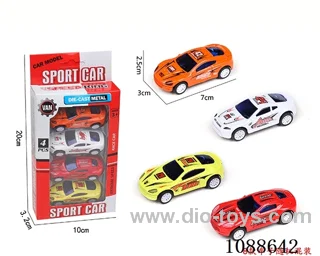 pull back alloy car 4PCS