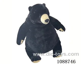 36CM black bear doll