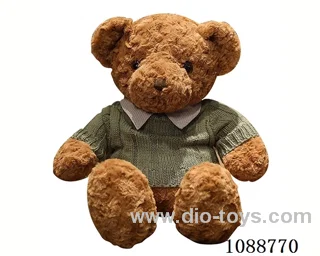 50CM green sweater shirt teddy bear doll