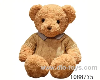 60CM khaki sweater shirt teddy bear doll