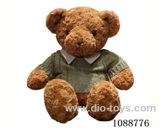 60CM green sweater shirt teddy bear doll