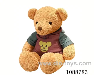 70CM purple hoodie teddy bear doll