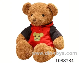 70CM red hoodie teddy bear doll