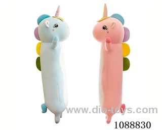 68CM colorful unicorn throw pillow doll