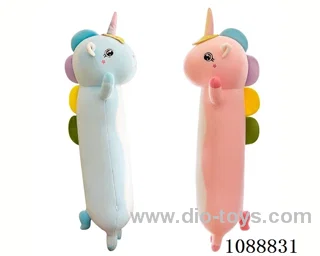 88CM colorful unicorn throw pillow doll