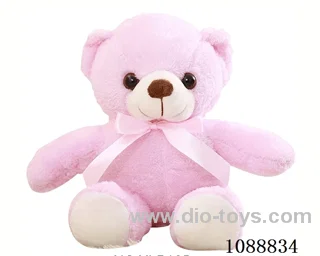 30CM pink scarf teddy bear doll