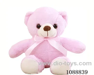 35CM pink scarf teddy bear doll