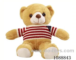 30CM light brown sweater teddy bear doll