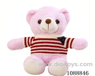 35CM pink sweater teddy bear doll