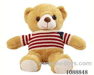 35CM light brown sweater teddy bear doll