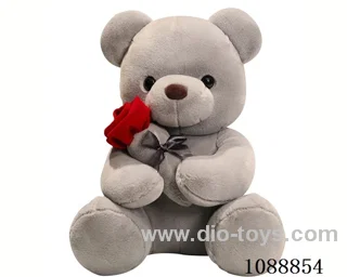 35CM brown rose bear doll