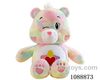 32CM winking rainbow bear doll