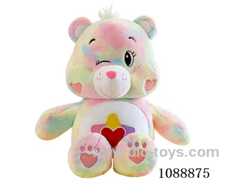 72CM winking rainbow bear doll