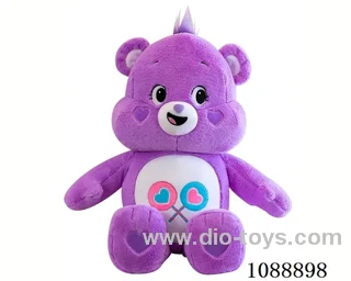 27CM purple cartoon teddy bear doll