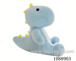 25CM blue one-horned dinosaur doll