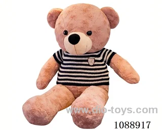 94CM black sweater dark brown teddy bear doll