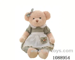 65CM green skirt bear doll