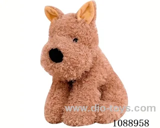 22CM brown West Highland imitation dog doll