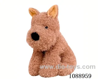 30CM brown West Highland imitation dog doll