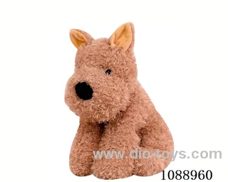 40CM brown West Highland simulation dog doll