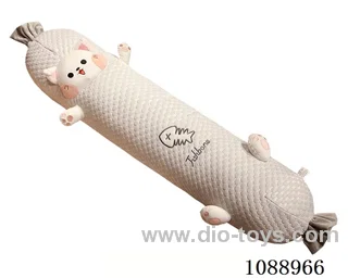 140CM cat ice bean long throw pillow doll