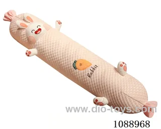 113CM rabbit ice bean long throw pillow doll