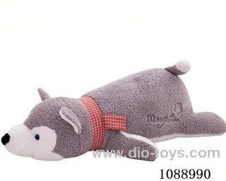 76CM Husky throw pillow doll