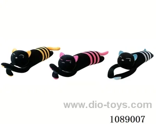 50CM striped cat pillow