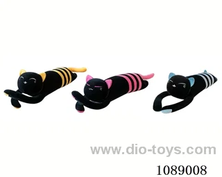 68CM striped cat pillow
